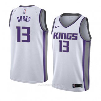 Maillot Sacramento Kings Alec Burks #13 Association 2018 Blanc