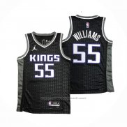 Maillot Sacramento Kings Jason Williams #55 Statement 2020-21 Noir