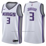 Maillot Sacramento Kings Joe Johnson #3 Association 2017-18 Blanc