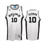 Maillot San Antonio Spurs Dennis Rodman #10 Hardwood Classics Blanc