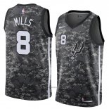 Maillot San Antonio Spurs Patty Mills #8 Ville 2018 Gris