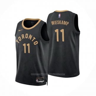 Maillot Toronto Raptors Joe Wieskamp #11 Ville 2022-23 Noir