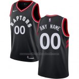 Maillot Toronto Raptors Personnalise 17-18 Noir