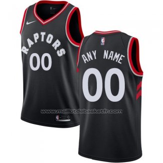 Maillot Toronto Raptors Personnalise 17-18 Noir