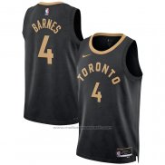 Maillot Toronto Raptors Scottie Barnes #4 Ville 2022-23 Noir