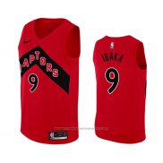 Maillot Toronto Raptors Serge Ibaka #9 Icon 2020-21 Rouge