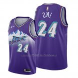 Maillot Utah Jazz Miye Oni #24 Hardwood Classics 2019-20 Volet