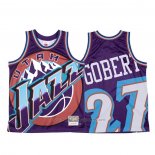 Maillot Utah Jazz Rudy Gobert #27 Mitchell & Ness Big Face Volet