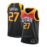 Maillot Utah Jazz Rudy Gobert #27 Ville 2020-21 Noir
