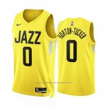 Maillot Utah Jazz Talen Horton-tucker #0 Icon 2022-23 Jaune