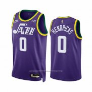 Maillot Utah Jazz Taylor Hendricks #0 Classic 2023-24 Volet