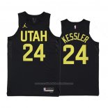 Maillot Utah Jazz Walker Kessler #24 Statement 2022-23 Noir