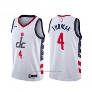 Maillot Washington Wizards Isaiah Thomas #4 Ville Blanc