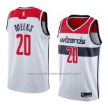 Maillot Washington Wizards Jodie Meeks #20 Association 2018 Blanc