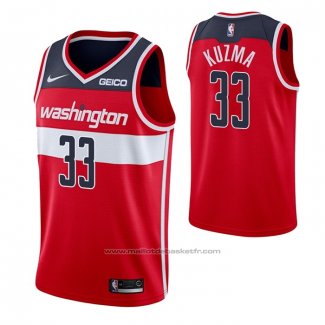 Maillot Washington Wizards Kyle Kuzma #33 Icon 2020-21 Rouge