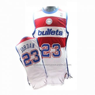 Maillot Washington Wizards Michael Jordan #23 Retro Blanc2