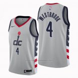 Maillot Washington Wizards Russell Westbrook #4 Ville 2020-21 Gris