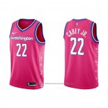 Maillot Washington Wizards Vernon Carey JR. #22 Ville 2022-23 Rosa