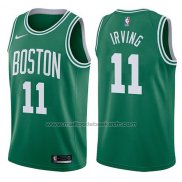 Nike Maillot Boston Celtics Kyrie Irving #11 2017-18 Vert