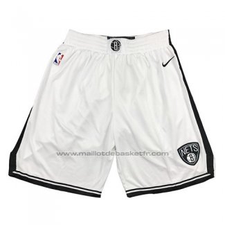 Short Brooklyn Nets Association 2019 Blanc