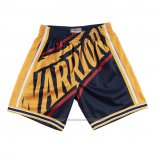 Short Golden State Warriors Mitchell & Ness Big Face Bleu