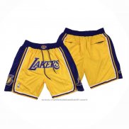 Short Los Angeles Lakers Just Don Jaune2