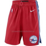 Short Philadelphia 76ers 2017-18 Rouge