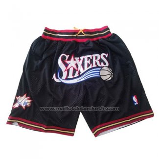 Short Philadelphia 76ers Just Don Noir