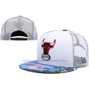 Casquette Chicago Bulls Snapback Blanc