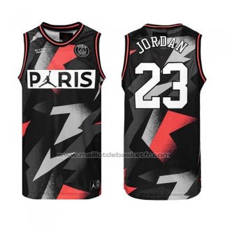 Maillot AJ x PSG Jordan Rouge Noir