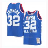 Maillot All Star 1985 Magic Johnson #32 Bleu