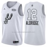 Maillot All Star 2018 San Antonio Spurs Lamarcus Aldridge #12 Blanc