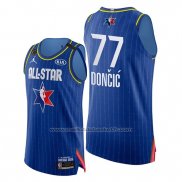 Maillot All Star 2020 Western Conference Luka Doncic #77 Bleu