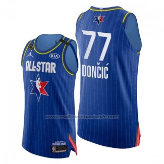 Maillot All Star 2020 Western Conference Luka Doncic #77 Bleu