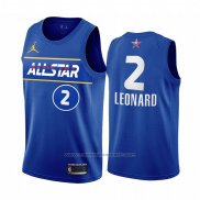 Maillot All Star 2021 Los Angeles Clippers Kawhi Leonard #2 Bleu