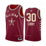 Maillot All Star 2024 Golden State Warriors Stephen Curry #30 Rouge