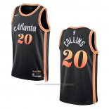 Maillot Atlanta Hawks John Collins #20 Ville 2022-23 Noir