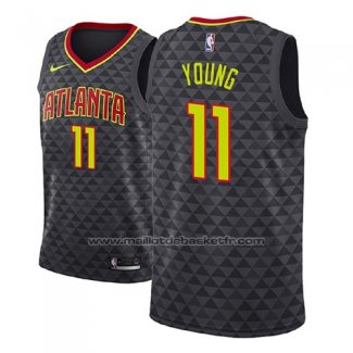 Maillot Atlanta Hawks Trae Young #11 Icon 2018 Noir