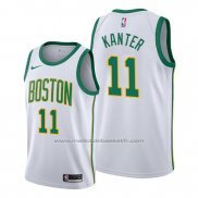 Maillot Boston Celtics Enes Kanter #11 Ville Blanc