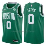 Maillot Boston Celtics Jayson Tatum #0 2017-18 Vert