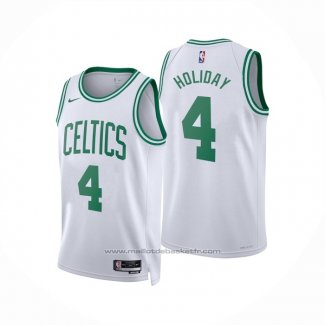 Maillot Boston Celtics Jrue Holiday #4 Association 2022-23 Blanc