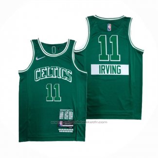 Maillot Boston Celtics Kyrie Irving #11 Ville 2021-22 Vert