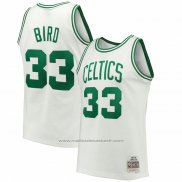Maillot Boston Celtics Larry Bird #33 Mitchell & Ness 1985-86 Blanc