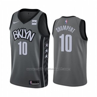 Maillot Brooklyn Nets Iman Shumpert #10 Statement Edition Gris