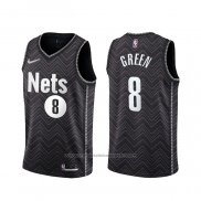 Maillot Brooklyn Nets Jeff Green #8 Earned 2020-21 Noir