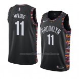 Maillot Brooklyn Nets Kyrie Irving #11 Ville 2019-20 Noir