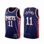 Maillot Brooklyn Nets Kyrie Irving #11 Ville 2021-22 Bleu