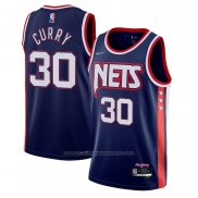 Maillot Brooklyn Nets Seth Curry #30 Ville 2021-22 Bleu