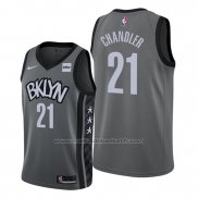 Maillot Brooklyn Nets Wilson Chandler #21 Statement Edition Gris