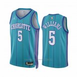 Maillot Charlotte Hornets Mark Williams #5 Classic 2023-24 Vert